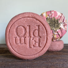 Load image into Gallery viewer, Pink Shampoo Bar made for everyone by a licenced hairstylist, wrapped in pink marbled paper.
