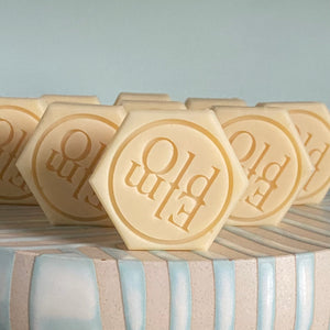 Solid lotion bar made from Organic Argan Oil, Shea Butter, and Vermont Beeswax.